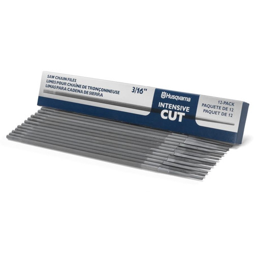 Husqvarna Pack of 12 Genuine 597356302 3/16" 4.8MM Round Chainsaw Files