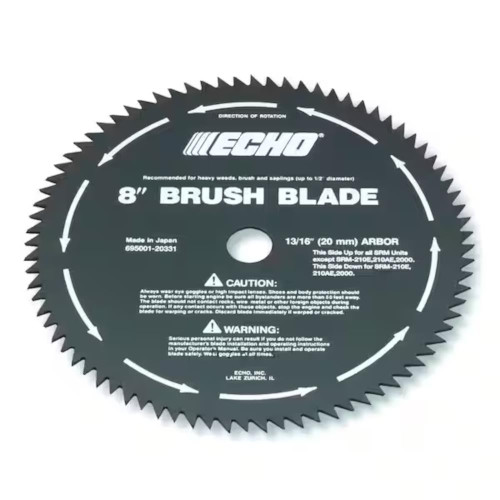 Echo Brush Cutter Blade 8 In. Diameter 69500120331