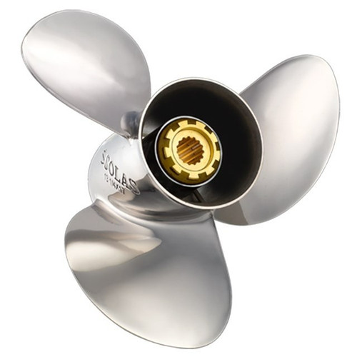 Solas 3331-111-13 New Saturn, Stainless Steel 3-Blade Propeller