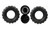 Power Wheels T3264 Jeep Hurricane Tire Wheel, 2 pack