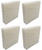 4 Humidifier Filter Wick Replacements for Duracraft DH831