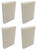 4 Humidifier Filter Wicks for Lasko Natural Cascade THF8
