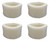 4 Humidifier Filters for Hunter HC-25 Honeywell