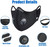 Filter Pack 25 Activated Carbon Filters Inserts for Face Cover Sports Mask 5-Ply Filtration Liner
