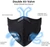 Filter Pack 50 Activated Carbon Filters Inserts for Face Cover Sports Mask 5-Ply Filtration Liner