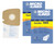 DVC Micro-Lined Paper Replacement Bags Style MM Fit Eureka Canister Models 3670 and 3680 Series - 20 Bags
