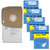 DVC Micro-Lined Paper Replacement Bags Style MM Fit Eureka Canister Models 3670 and 3680 Series - 36 Bags