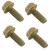 710-0650 PK4 Hex Head Self Tapping Screws, Pack of 4 By MTD