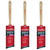 Wooster Brush 5221 2 Inch Silver Tip Angle Sash Paintbrush - 3 Pack