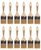 Wooden Handle 2 Inch Bristle Chalk Oil Paint Painting Wax Brush Artist Dust, 12 Pack