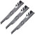 Oregon 595-614 Pack of 3 Gator G5 Mulching Blades - 15-1/2"