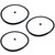 3 Pk, Presto Pressure Cooker Sealing Ring Gasket, 09919