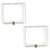 2 Medium Universal Thermostat Clear Guard Cover with Lock & Key