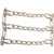 Oregon 67-002 Lawn & Garden Tire Snow Chains With 2-Link Spacing Size 20X1000-10 & 20X1000-8 Tire Snows