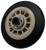 Dryer Drum Support Roller & Axle Replaces Frigidaire Electrolux 134715900, 5304523155