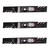3 Lawn Mower Blade Replacement for MTD, Cub Cadet, Troy Bilt 742-0741, 942-0741A, 490-100-C089, 490-100-M084