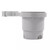 Camco 53092 Clamp-On Rail Mounted Cup Holder, Grey - Large for Up to 2 in. Rail