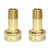 Interstate Pneumatics FGF106 3/4" GHT Female X 3/8" Male NPT Hose Fitting - Swivel - Pack Of 2