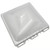 Superior Electric RVA1551W RV Trailer Vent Cover / Lid Fits for 14" x 14" Jensen Metal Roof Vents - White