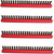 Upright Vacuum Metal Brush Roller Inserts for Riccar 4 Brush Strips B012-2400B