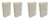 Humidifier Filter Wick for Kenmore 14912 - 4 Pack