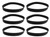 6 Vacuum Belts for Bissell Upright 32074