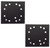 2 Sander Pads with Backing Plate for Black and Decker
