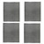 4 Replacement Range Hood Ducted Grease Filter for 99010299 Fits Broan Models