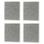4 Replacement Charcoal Range Hood Filter for Broan/Nutone 41F, 97007696