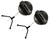 Husqvarna Fuel Cap & Oil Cap for 435, 440 Chainsaws & Others 2PK / 201, 203, 235, / 240544111203, 544111201