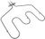 Range Oven Bake Unit Lower Heating Element for GE PS249350 AP2031067