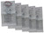 Shop Vac Vacuum bags (5 Bags w/ Rubber band) Part # 830SW by EnviroCare