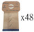 48 Vacuum Bags for Electrolux Style C Canister