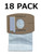 18 Allergy Bags for Simplicity Type S Riccar SupraQuick Squick Hand Held Vacuums