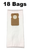 18 HEPA Allergy Type B Vacuum Bags for Simplicity 7 Series Riccar 7000 8000 