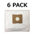 6 Vacuum Bags for Riccar HEPA Type Z for Moonlight Simplicity Jack & Jill