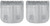 Wahl Hair Clipper Detachable XL Trimmer Blade fits Model 9854L- 59300-800 2 Pack