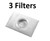 3 Exhaust After HEPA Filters for Electrolux 2100 6500 Epic Canister Vacuum Cleaner
