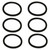 Replacement Hoover Vacuum Belt 6-Pack 49258AG HR-1005