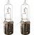 2 CEC Industries #795X Bulbs, 12.8 V, 50 W, BA15s Base, T-4 Shape