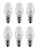 6 Pack Light Bulbs 15W for Scentsy Plug-In Warmer Wax Diffuser 15 Watt 120 Volt