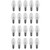 Box of 20 Nightlight Bulbs 15C7, Clear, 15 Watt, 120 Volt, E12 Candelabra Base