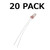 (Box of 20) 7219 Bulbs, 12 V, 0.72 W, Wire Terminal Base, T-1 Shape, 20 Bulbs