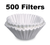 13" x 5" 1.5 Gallon Coffee Filter for Bunn 20138.1000 500 Case