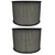 HEPA Air Purifier Replacement Filter for Filter Queen Defender 4000 2 Pack
