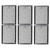 6 Compatible Frigidaire 5304440336 Microwave Oven Aluminum Grease Mesh Filter