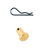 MTD 911-0332 Clevis Pin with Cotter Pin