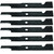 6 Oregon 192-030 Blades Exmark Toro 52" Cut Repl 103-6402 103-6387 109-6873