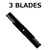 3 Oregon 596-308 for Scag 48" 48110 481706 482877 Gator Mulching Blades