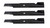 3PK Ferris 52" Oregon Blade 191-623 Hi Lift Lawn Mower Blades Set 5101756